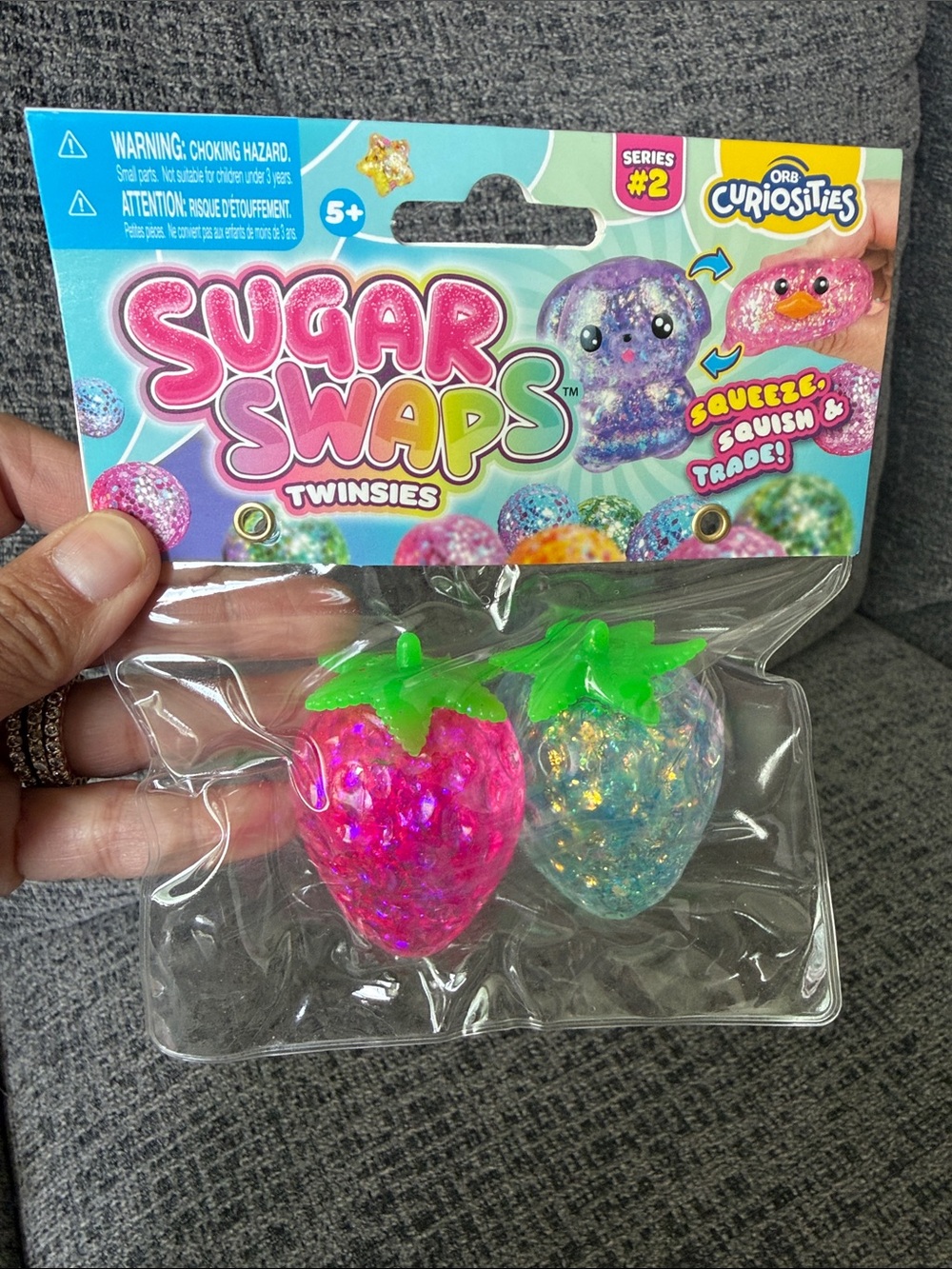 BNIB ORB Curiosities Sugar Swaps Twinsies, Strawberries